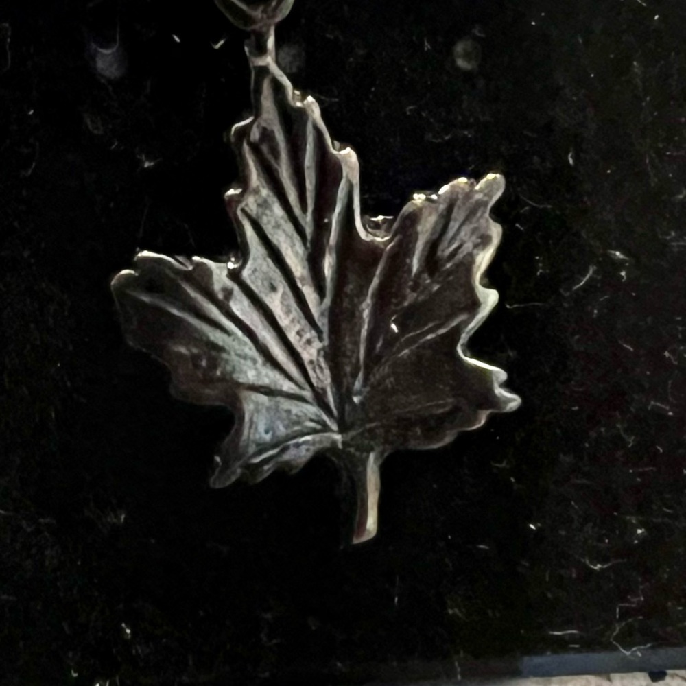 Sterling Silver Leaf Pendant/Charm